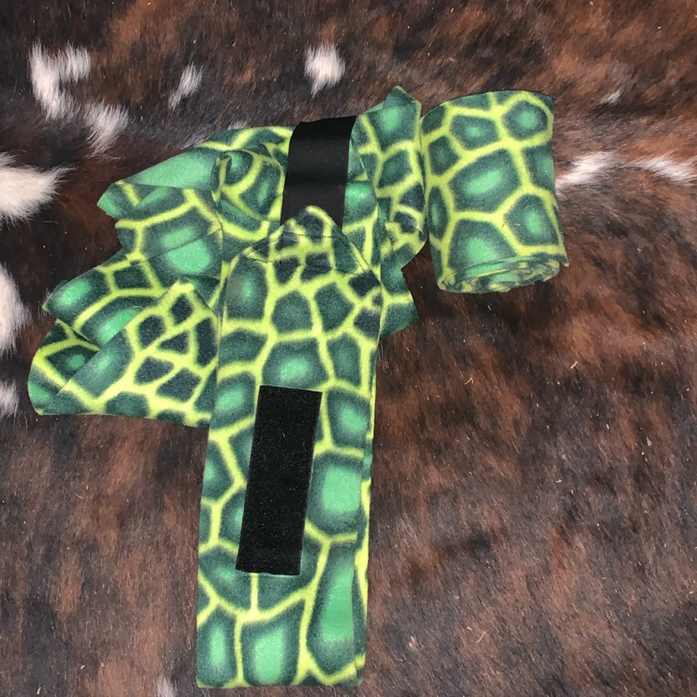 Turtle Print Polo Wraps Set of 2